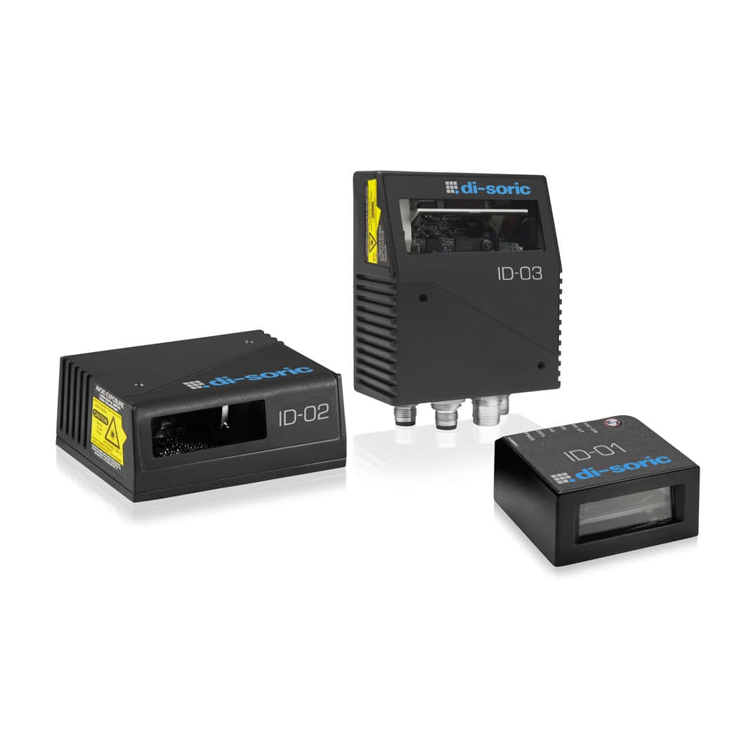 Лазерный сканер штрих-кода оптический ультракомпактный ID-01, ID-02, ID-03 series  di-soric