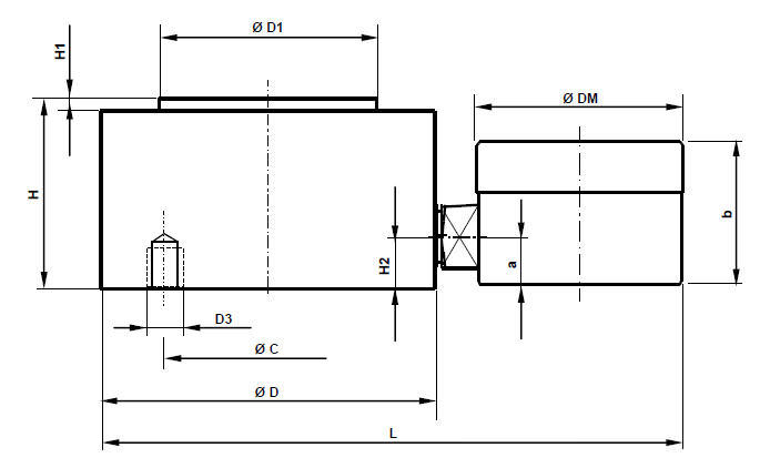 Механический динамометр компактный растяжение сжатие F1106, F1115  tecsis