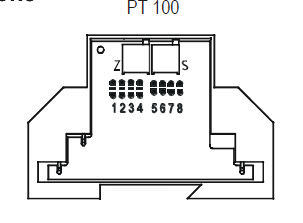 Датчик температуры на DIN-рейке RTD 4-20 мА аналоговый TET85, TET87 tecsis