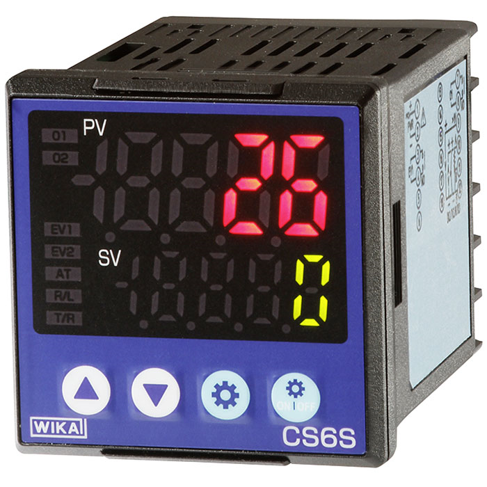 Цифровой контроллер температуры для монтажа в панель, модель CS6x