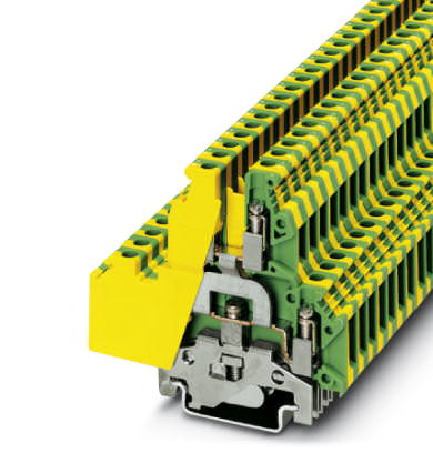 Phoenix Contact. Клемма защитного провода - UKKB 5-PE BK - 3022250
