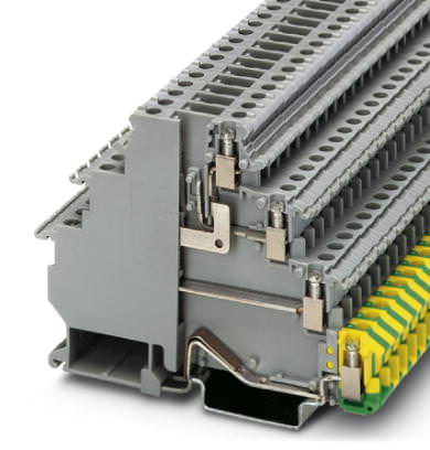 Phoenix Contact. Заземляющие клеммы для выполнения проводки в зданиях - VIOK 1,5-D/TG/D/PE - 3011067