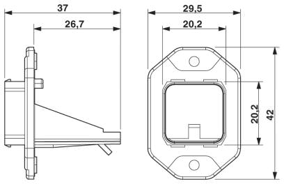 Монтажные рамы на защелках, система Freenet, IP67