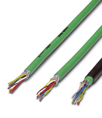 На рисунке показаны варианты кабелей удаленной шины: стандартный, повышенной гибкости и кабель для прокладки в земле