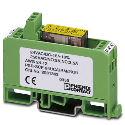 Phoenix Contact. Модуль расширения - PSR-SCF- 24UC/URM/2X21 - 2981363