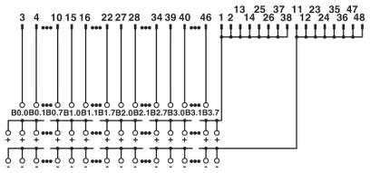 Схема подключения FLKMS 50/32IM/PLC, ...50/32IM/ZFKDS/PLC