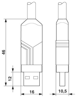 Соединитель USB, тип A, стандартный