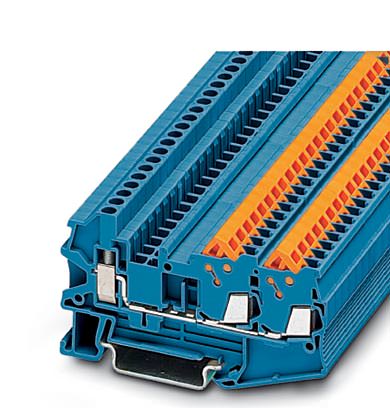 Phoenix Contact. Проходные клеммы - QTCU 1,5-TWIN BU - 3050057