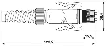 Разъем SCRJ, GOF, IP67