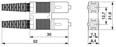 Соединитель SC-Duplex IP20