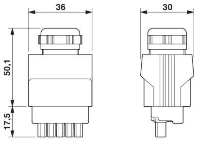 Разъем MSTB с креплением на защелках (Push-Pull), IP65/67