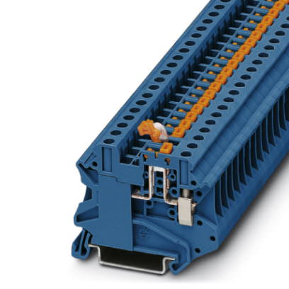Phoenix Contact. Клеммы с ножевыми размыкателями - UT 4-MT-P/P BU - 3046265