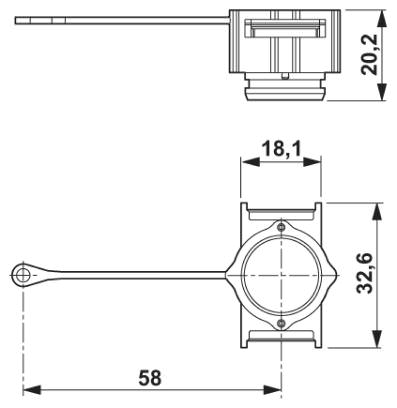 Защитная крышка, IP67