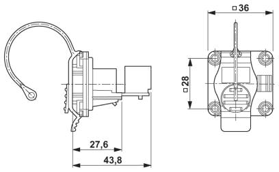 Монтажная рама RJ45, IP67