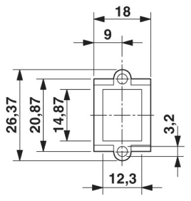 Монтажная рама RJ45, IP20