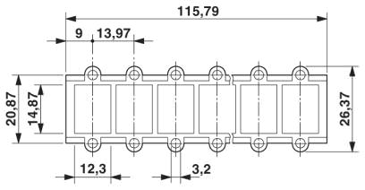 Монтажная рама RJ45, IP20