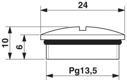 Заглушка Pg13,5