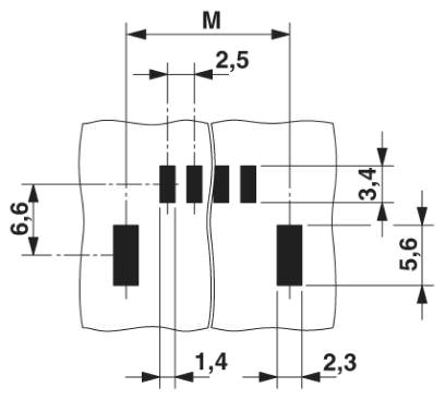 Maß M: 7,7 mm