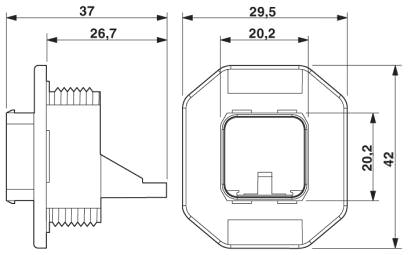 Монтажные рамы на защелках, система Freenet, IP67