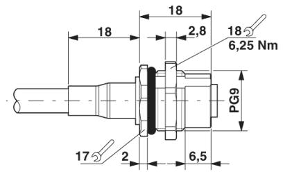 Проходная деталь M12