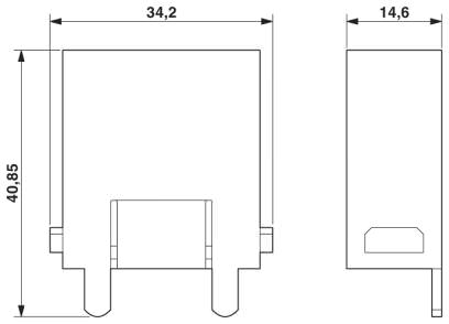 Вилочная контактная вставка