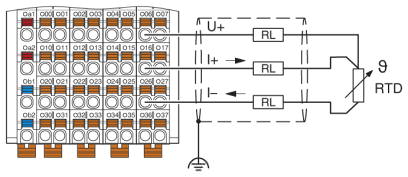 Пример подключения: с 3 проводниками