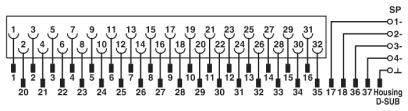 Схема подключения FLKM-PA-D37/HW/AN/C300