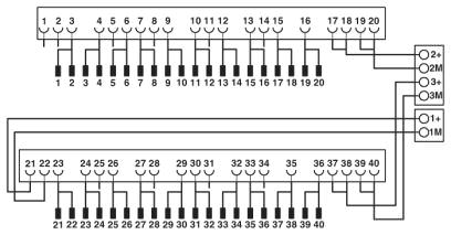 Схема подключения FLKM 50-PA/DO326/S7-300