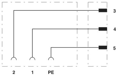 Схема расположения контактов вилки M12 и разъема для клапана