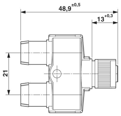 Гнездо M12-SPEEDCON, Y-образный разветвитель