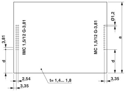 UM-PRO 72: размер a= 72 мм; размер d= 15,1 мм<br/>UM-PRO 108: размер a= 107,5 мм; размер d= 32,8 мм<br/>UM-PRO 122: размер a= 122 мм; размер d= 40 мм