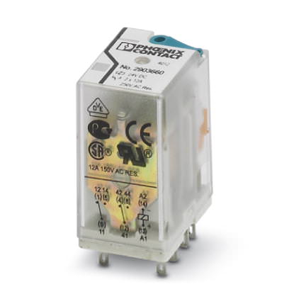 Phoenix Contact. Одиночное реле - REL-IR2/LDP- 12DC/2X21 - 2903659