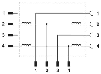 Цоколевка контактов вилки M12 и розетки М12