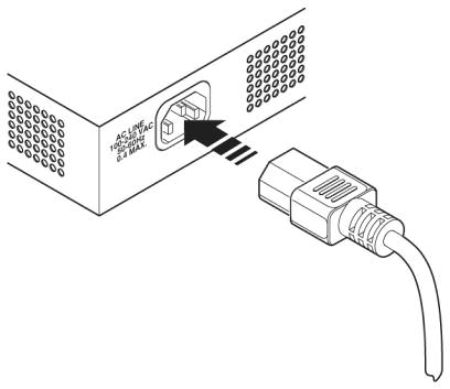 В комплект поставки входят два сетевых кабеля с несущим проводом, нейтральным и заземлением:<br/>Для североамериканских рынков сетевой кабель оснащен штекером NEMA 5-15 (тип B).<br/>Для европейских рынков сетевой кабель оснащен штекером CEE 7/4 (тип F).<br/>Оба кабеля оснащены общим штекером (МЭК 60320-1 тип С 13) для подключения к FL SWITCH 1924.