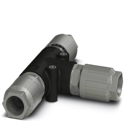 Phoenix Contact. Т-распределитель - QPD T 4PE6,0 3X9-14 GY - 1411418