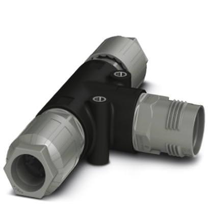 Phoenix Contact. Т-распределитель - QPD T 4PE6,0 2X9-14 GY - 1411420