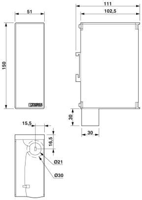 Кабельная коробка для монтажной рейки 6 LC-Duplex