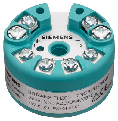 Список изделий: SITRANS TH200/TH300 для монтажа в головку сенсора