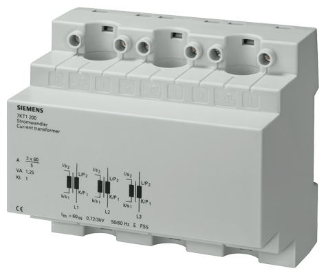 Список изделий: Трансформатор тока 7KT1 2, установочная глубина 70 mm