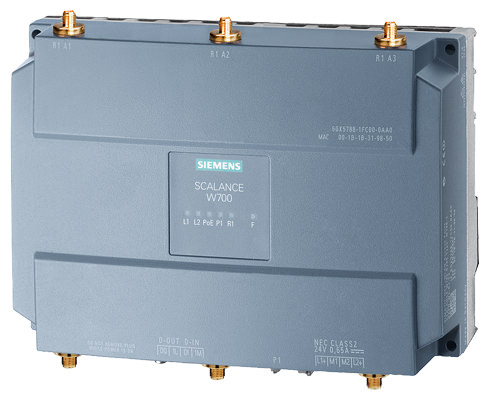 Список изделий: Точки доступа SCALANCE W788 RJ45 для установки в шкафы управления
