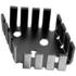 Aavid Thermalloy. Heat Sink Passive TO-3 Shaped Basket Screw Mount Aluminum 8.4C/W Black Anodized - 501503B00000G