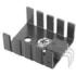 Aavid Thermalloy. Heat Sink Passive TO-220 Horizontal Screw Mount Aluminum 16.7C/W Black Anodized - 530613B00000G