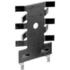 Aavid Thermalloy. Heat Sink Passive TO-220 Staggered Thru-Hole Aluminum Alloy 6063-T5 16.7C/W Black Anodized - 6022BG