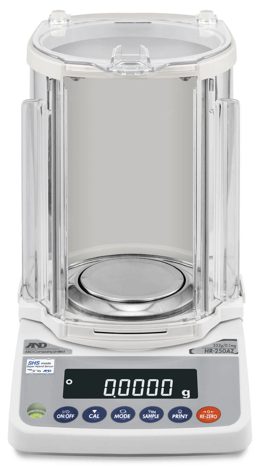 Компактные весы для анализа цифровые 62 - 252 g, 0.1 mg | HR-AZ/HR-A series A&D COMPANY, LIMITED