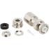 Amphenol. Conn MHV 0Hz to 4GHz 50Ohm Solder ST Cable Mount PL Silver - 000-29100