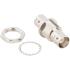 Amphenol. Conn BNC Adapter 0Hz to 4GHz 50Ohm ST Panel Mount RCP/RCP Gold - 031-220N-RFX