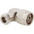 Amphenol. Conn Type N Adapter 0Hz to 11GHz 50Ohm RA Cable Mount PL/F Silver - 082-213