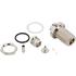 082-6575 Amphenol RF Connector N-Type Straight Crimp Jack for RG-316 Bulkhead IP-67 50 Ohm