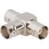 Amphenol. Conn BNC Adapter 0Hz to 4GHz 50Ohm T Style F/F/F Gold - 112455