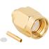 132101RP Amphenol Conn SMA 0Hz to 18GHz 50Ohm Solder ST Cable Mount PL Gold
